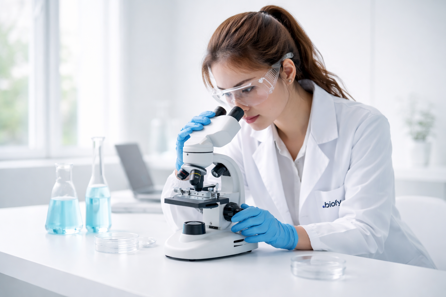 Lab researcher